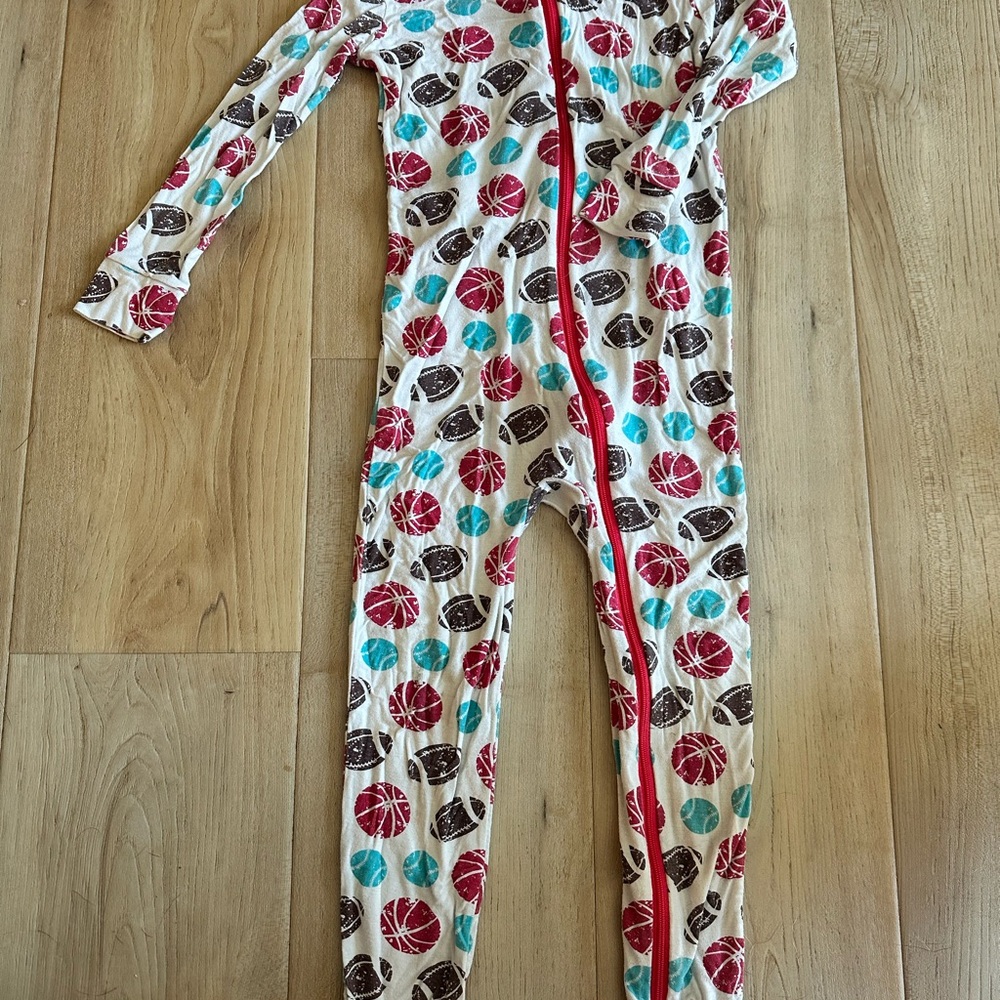 Kickee Pants Super Soft Zip Up Bamboo One Piece Pajamas